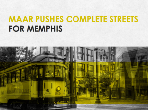 MAAR Complete Streets for Memphis